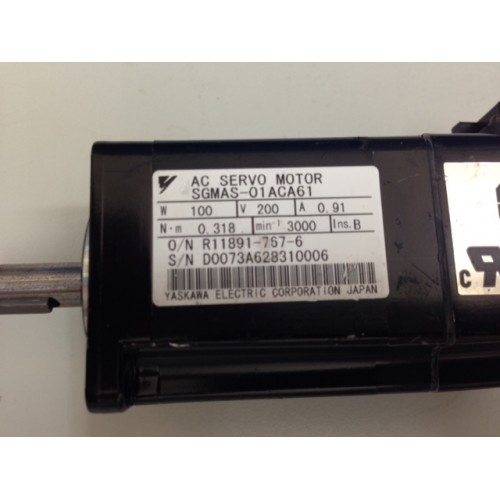 Details about   1PC Used SGMAS-01ACAB1 Yaskawa servo motor 