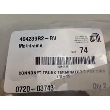 AMAT 0720-03743 CONN DNET TRUNK TERMINATOR 5 POS CIRC