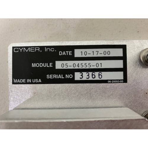 Cymer 05-04555-01 Chamber Adjustment Panel