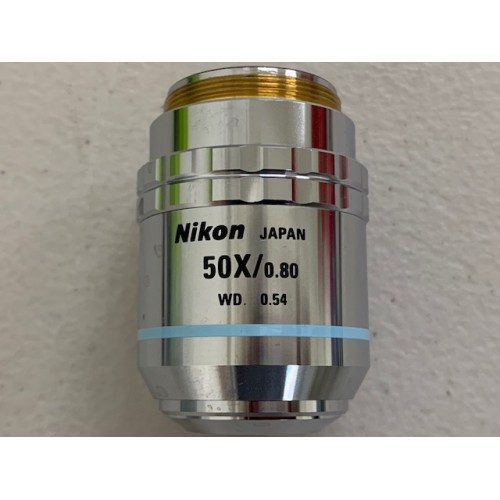 Nikon CF PLAN 50X0.80 BD WD 0.54 Microscope Objective Lens